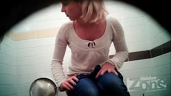 New Successful voyeur video of the toilet. View from the two cameras top Movies
