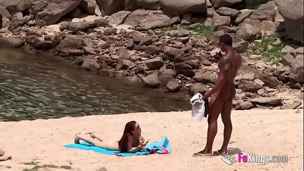 New The massive cocked black dude picking up on the nudist beach. So easy, when you're armed with such a blunderbuss top Movies