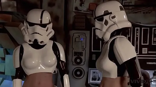 Nye Vivid Parody - 2 Storm Troopers enjoy some Wookie dick topfilm