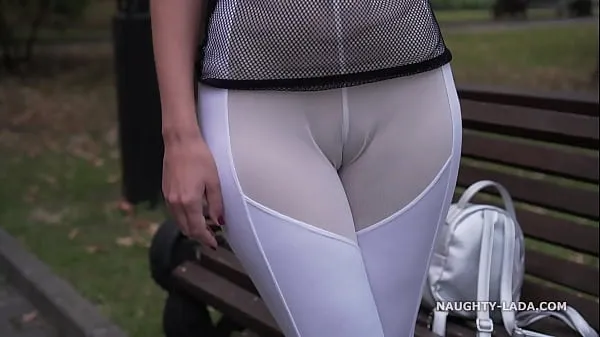 Nieuwe See-through outfit in public topfilms