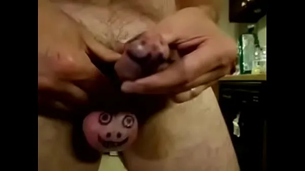 New Dick & ball art - sexy face on big balls & cock top Movies