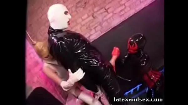 New Latex Angel and latex demon group fetish top Movies