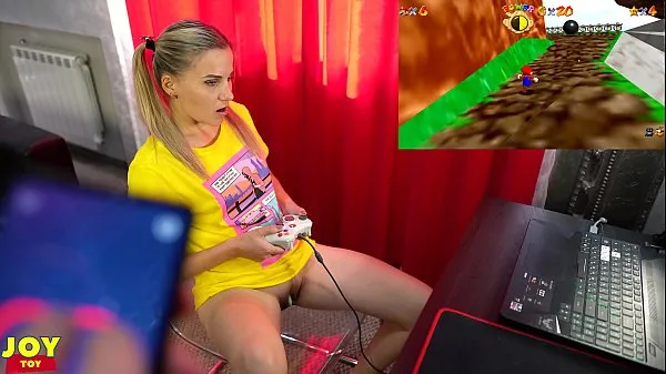 Nieuwe Letsplay Retro Game With Remote Vibrator in My Pussy - OrgasMario By Letty Black topfilms