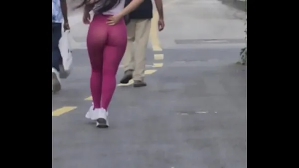New Married almost naked on the street in transparent leggings Luana Kazaki top Movies