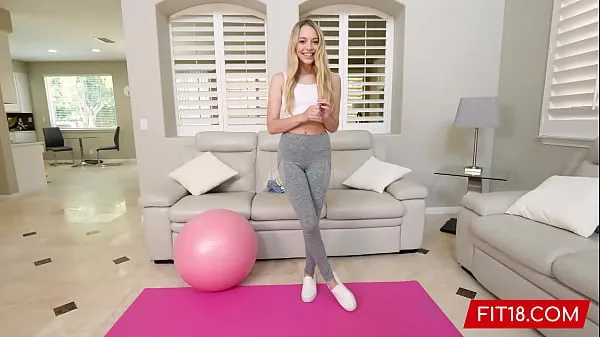 New FIT18 - Lily Larimar - Casting Skinny 100lb Blonde Amateur In Yoga Pants - 60FPS top Movies