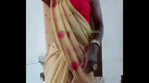 Indian crossdresser Lara D'Souza sexy video in saree part 1 Filem teratas baharu