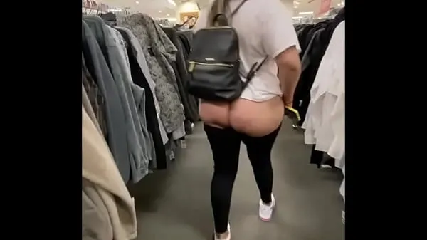 New flashing my ass in public store, turns me on and had to masturbate in store restroom top Movies