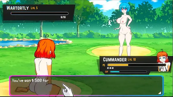 Oppaimon [Pokemon parody game] Ep.5 small tits naked girl sex fight for training Filem teratas baharu