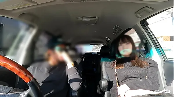New Completely real Japanese [hidden shot] Neat but baby-faced big breasts that can be seen from the top of the knit Unexpected exposure confession "I want to have sex in the car" while driving and suddenly breaks out in car sex [Appearance] [Close top Movies