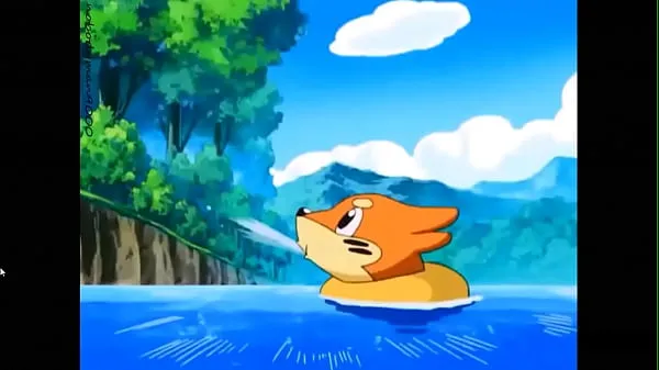 New Pokèmon - Jessie topless squirted from Buizel top Movies