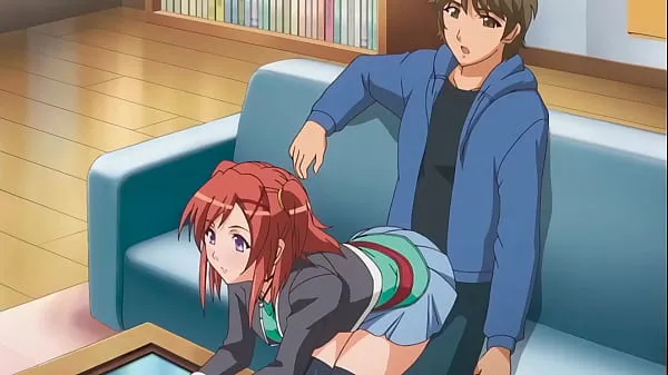 Nové step Brother gets a boner when step Sister sits on him - Hentai [Subtitled nejlepší filmy